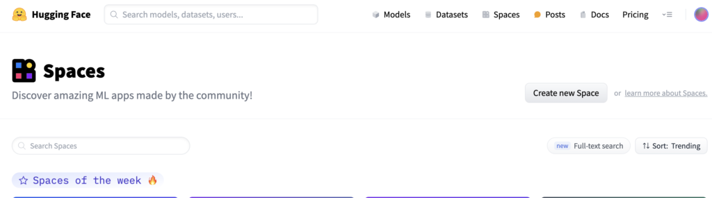 Hugging Face Spaces
